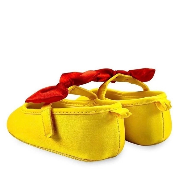 NEW Disney Snow White Costume Shoes! Size 12-18M Available! Slip On Adorable! - Picture 7 of 8